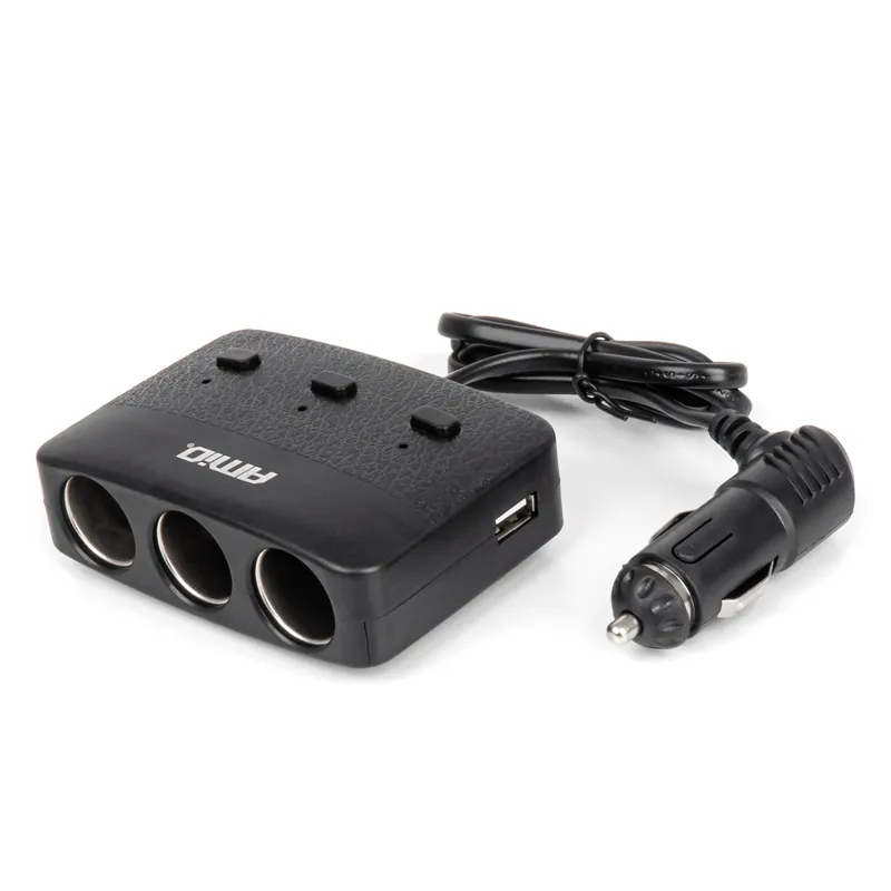 Jatkojohto 2x USB-A ON/OFF LED 12V/24V 100W 70cm Tarjous