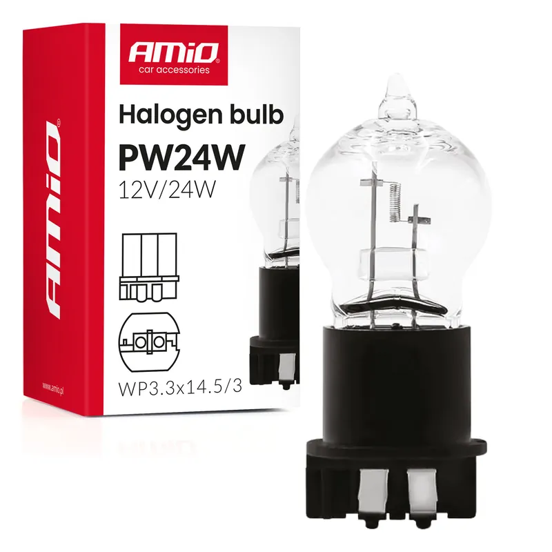 Lähetetään Heti Halogeenipolttimo PW24W WP3.3×14.5-3 24 W 12 V