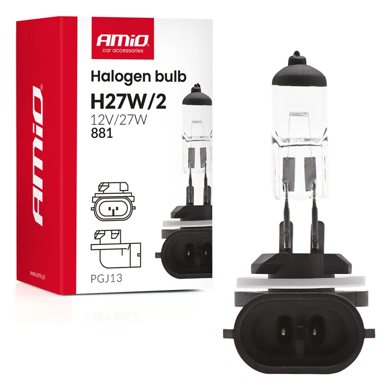 Halogeenipolttimo H27W/2 881 PGJ13 12 V 27 W Halpa