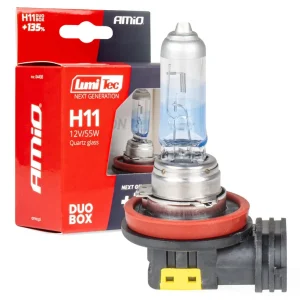 Vain Rajoitetun Ajan Halogeenipolttimo H11 12V 55W LumiTec NEXT GENERATION +135% DUO