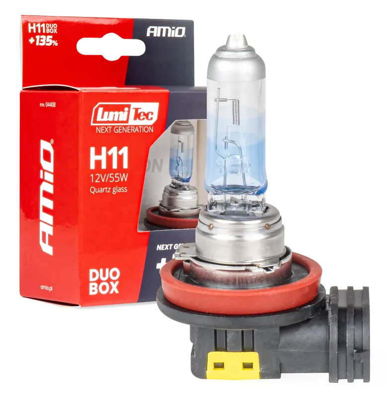 Vain Rajoitetun Ajan Halogeenipolttimo H11 12V 55W LumiTec NEXT GENERATION +135% DUO