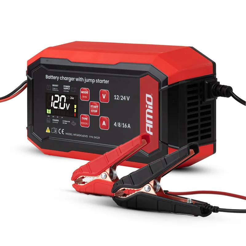 Digitaalinen akkulaturi BOOST AGM GEL STD LiFePo4 MAX 16A 12/24V PRO Rajoitettu Tarjous