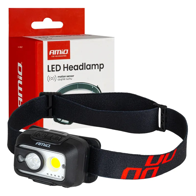 Asiakkaiden Suosikki LED-otsalamppu XPG+COB 1800mAh (akulla)