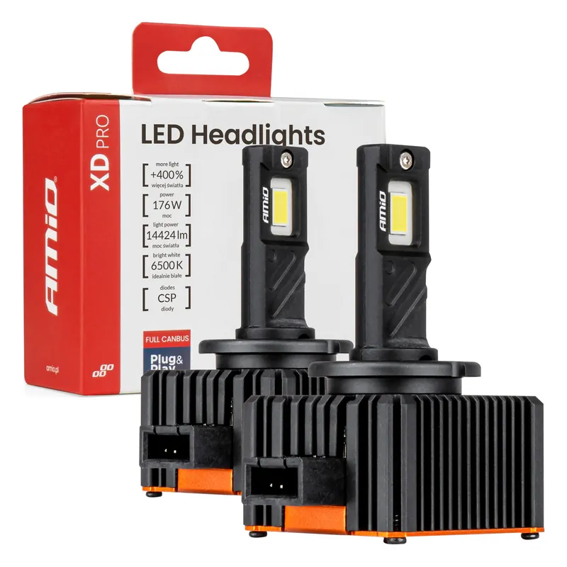 LED-ajovalo XD PRO D8S Full CANBUS Vain Tänään