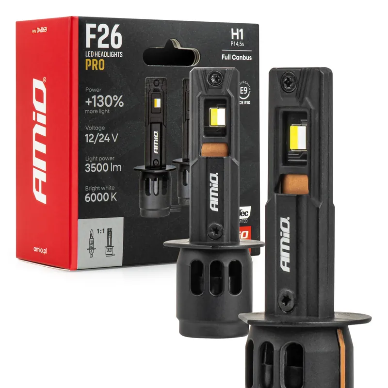 Ilmainen Palautus LED-ajovalot F26 PRO LumiTec LIMITED +130% DUO FULL CANBUS H1 12V 24V