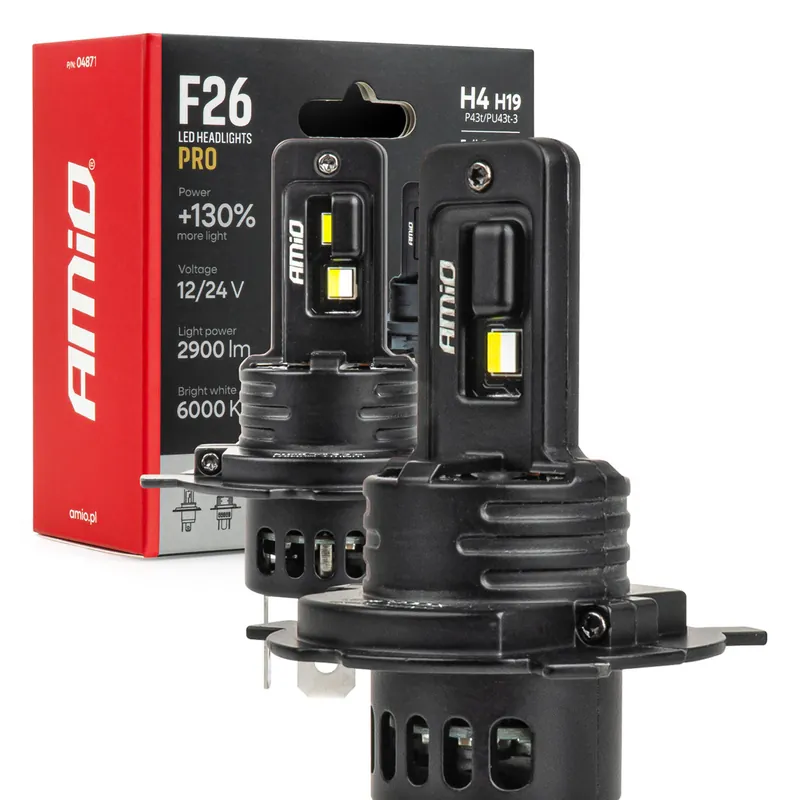 LED-ajovalot F26 PRO LumiTec LIMITED +130% DUO FULL CANBUS H4 H19 12V 24V Erikoistarjous