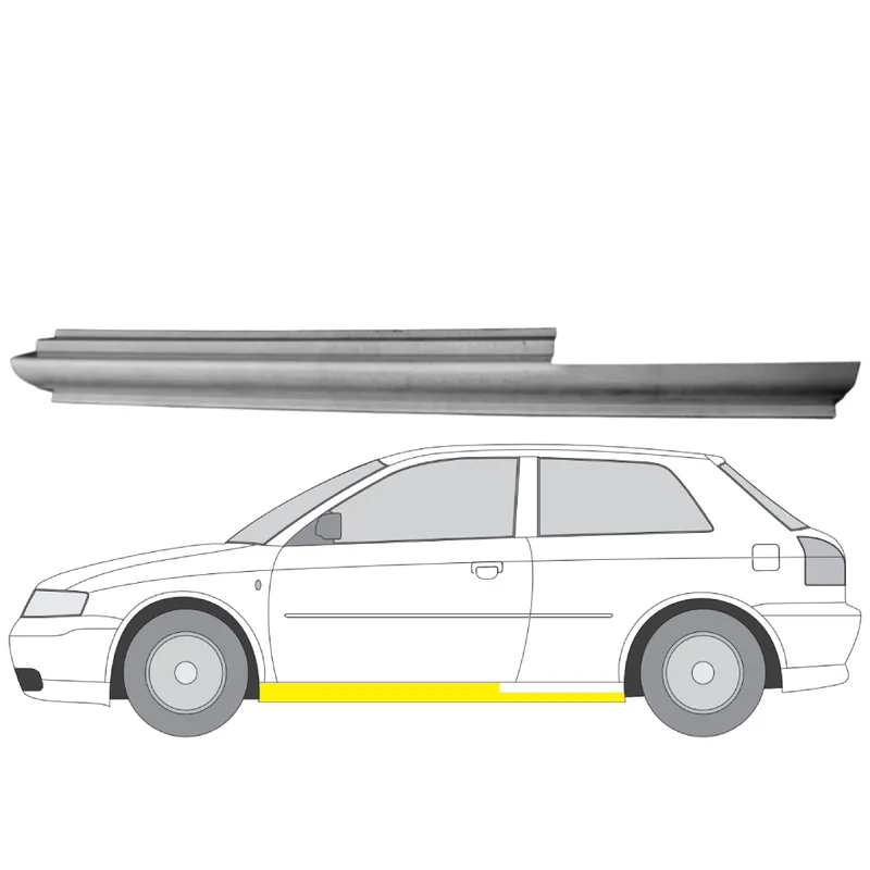 Uusi Malli Helman korjauspelti oikea=vasen Audi A3 Hatchback (8L1) 1996-2003