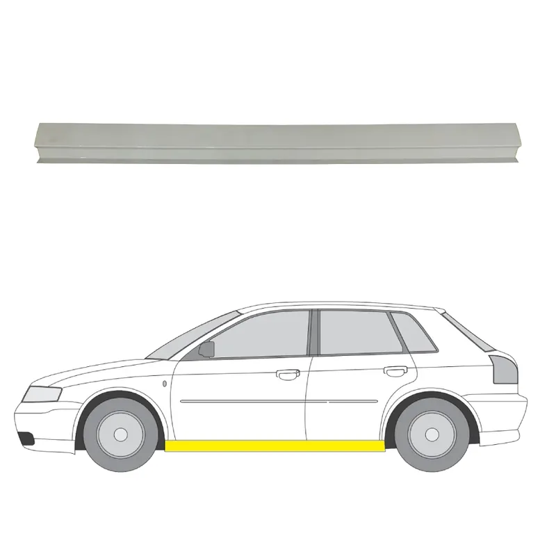 Helman korjauspelti oikea=vasen Audi A3 Hatchback (8P1) 2003-2012 Superhinta