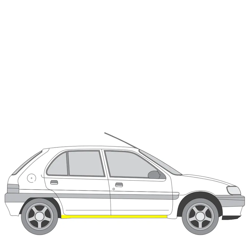 Helman korjauspelti oikea=vasen Citroen Saxo Hatchback 1996-2004 Suoraan Valmistajalta