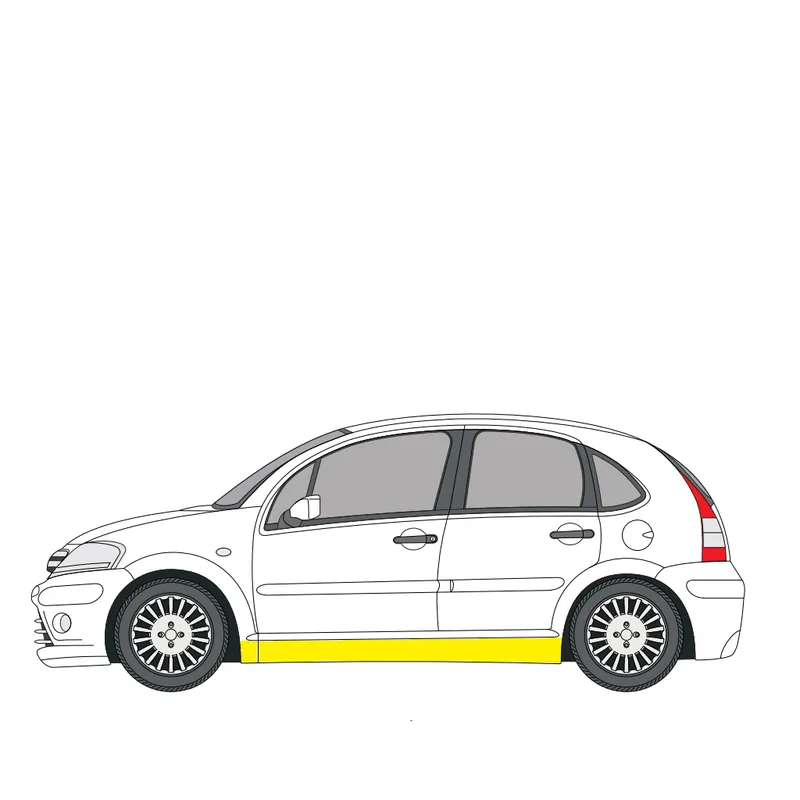 Helman korjauspelti oikea=vasen Citroen C3 II (SC) 2009- Loppuunmyynti