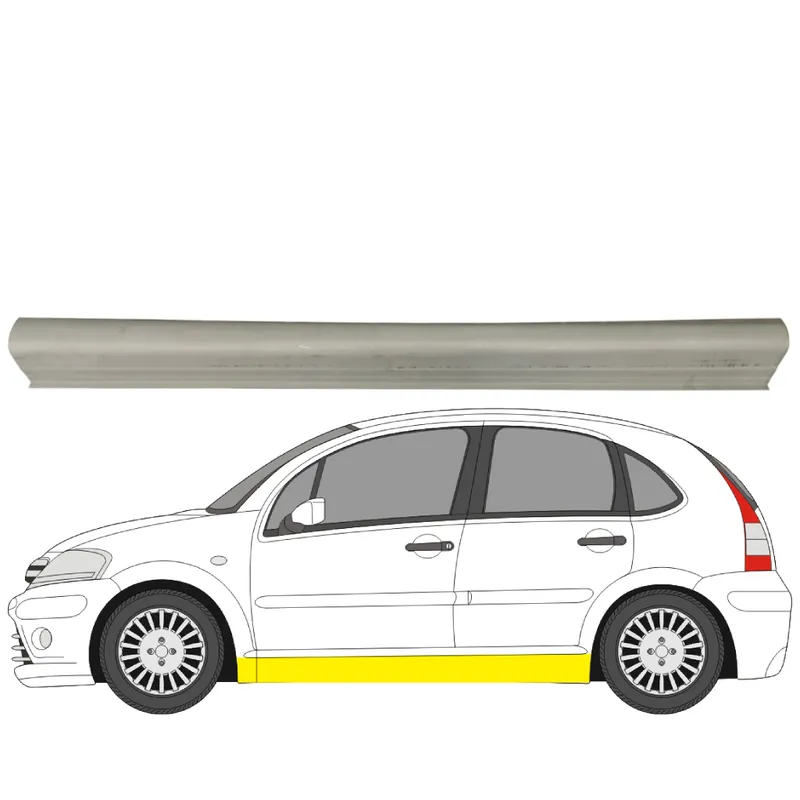 Alennettu Helman korjauspelti oikea=vasen Citroen C3 I Hatchback (FC, FN) 2002-