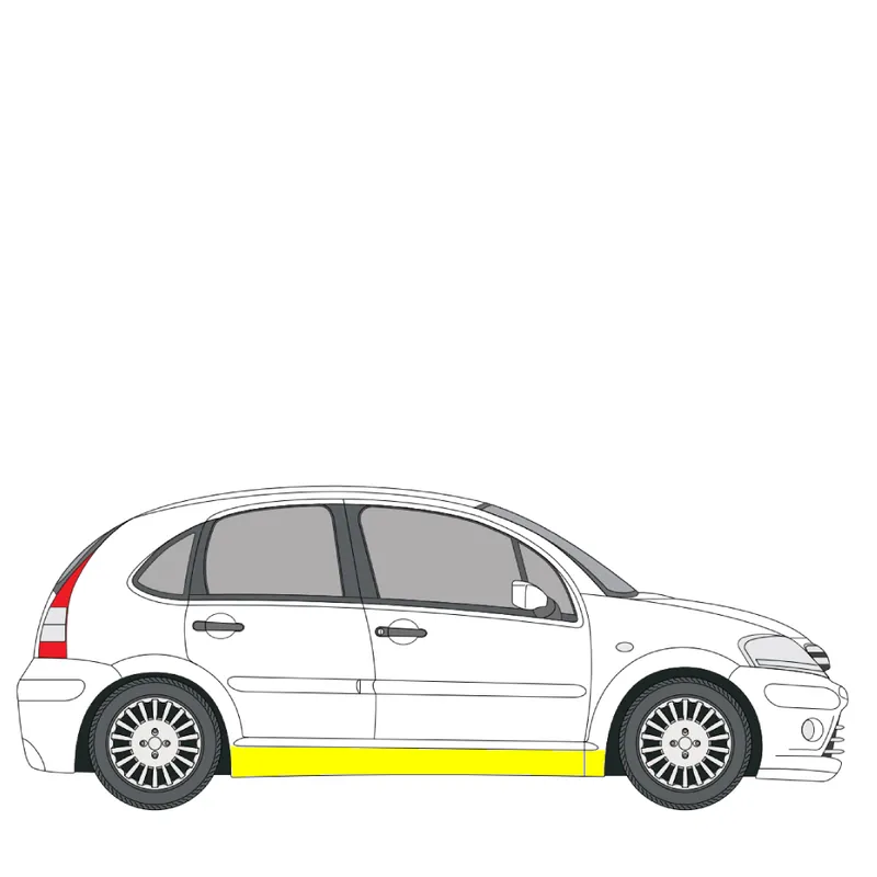 Tilaa Nyt Helman korjauspelti oikea=vasen Citroen C3 I Hatchback (FC, FN) 2002-