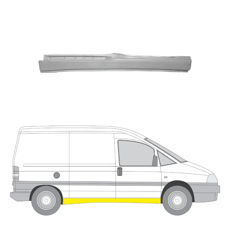 Poisto Helman korjauspelti oikea=vasen Fiat Scudo I Umpikori (220) 1996-2006