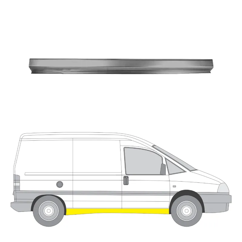 Helman korjauspelti oikea=vasen Peugeot Expert II Tepee (VF3X) 2007- Tarjous