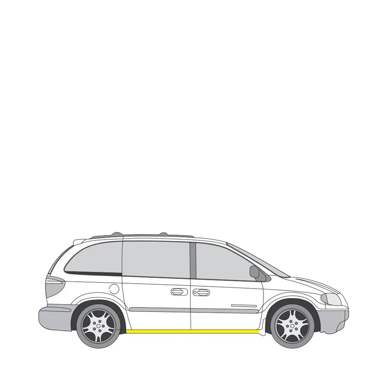 Ajankohtainen Helman korjauspelti oikea=vasen Chrysler Voyager II (ES) 1990-1995