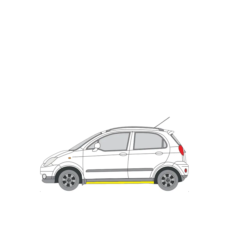 Helman korjauspelti oikea=vasen Chevrolet Matiz (M200, M250) 2005- Suoraan Valmistajalta