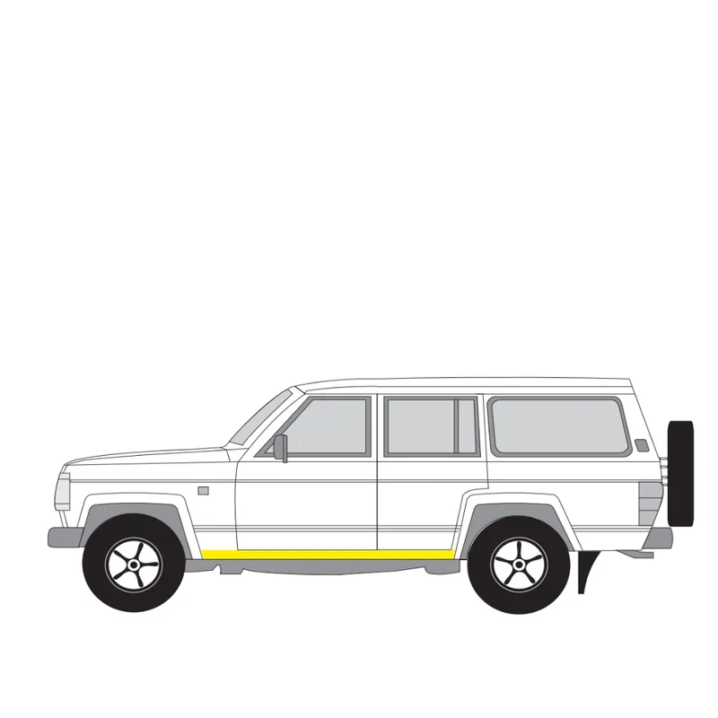 Edullinen Hinta Helman korjauspelti oikea=vasen Nissan Patrol GR V SUV (Y61) 1997-