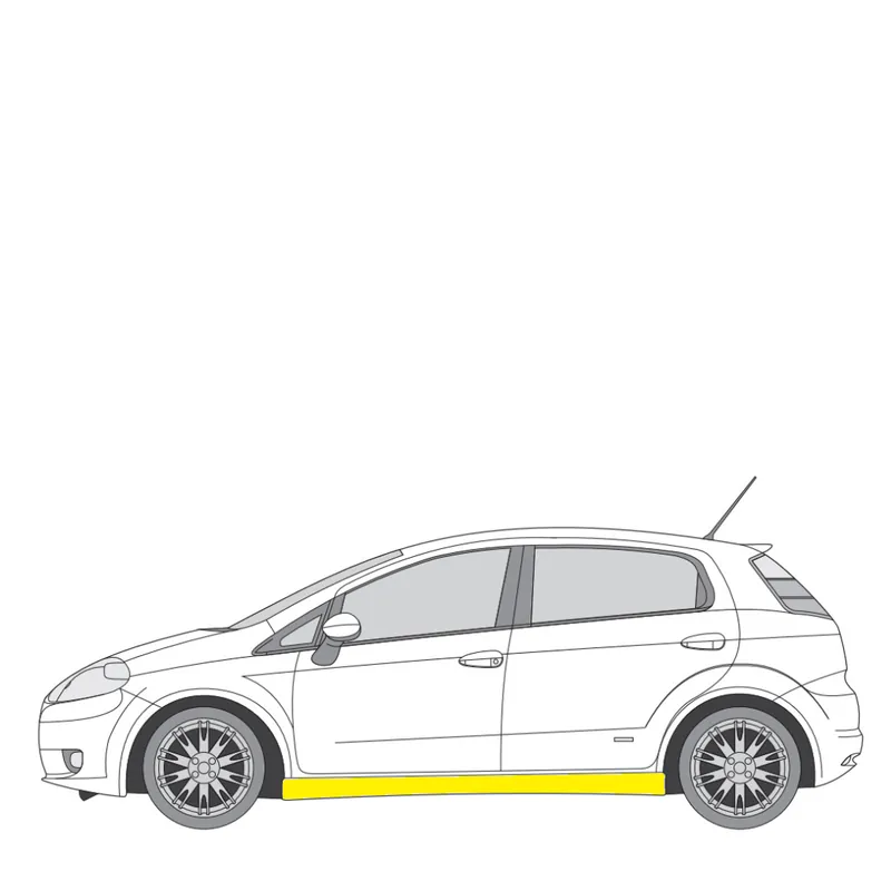 Kampanjahinta Helman korjauspelti oikea=vasen Fiat Grande Punto Hatchback (199) 2005-