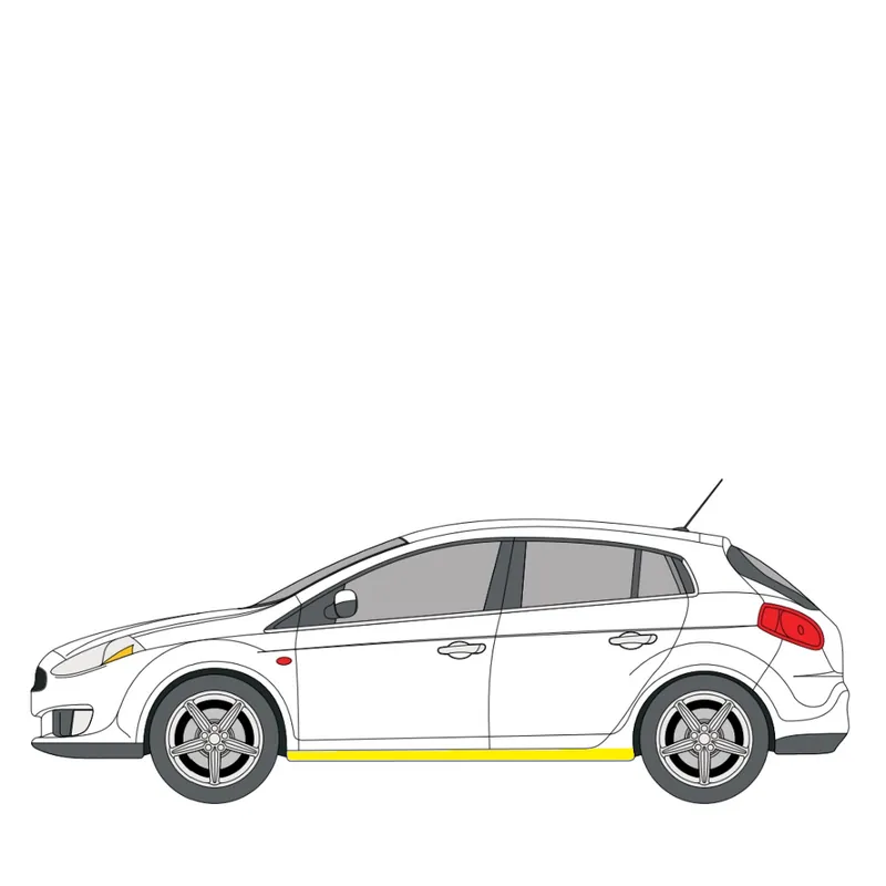 Helman korjauspelti oikea=vasen Fiat Bravo II Van (198) 2008-2014 Ilmainen Palautus