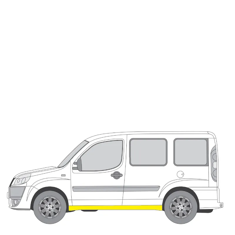 Erikoistarjous Helman korjauspelti oikea=vasen Fiat Doblo I Farmari (119, 223) 2001-