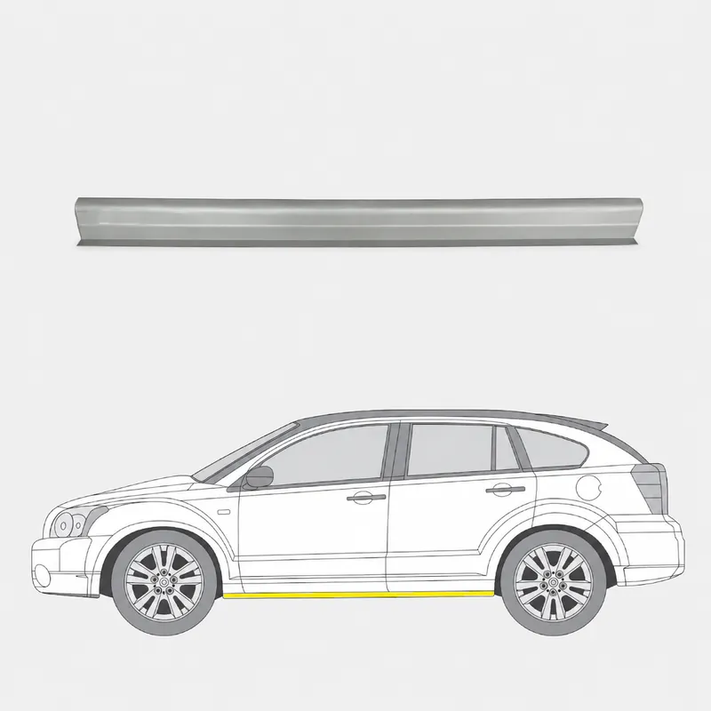 Helmapellin alempi korjauspelti oikea/vasen Dodge Caliber Hatchback 2006 – Flash-Tarjous