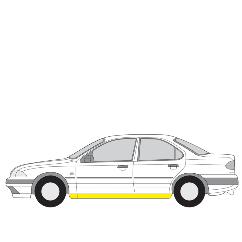 Tilaa Heti Helman korjauspelti oikea=vasen Ford Mondeo Mk1 Sedan (GBP) 1993-1996