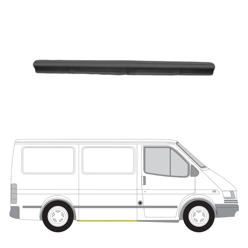 Vain Tänään Helman korjauspelti oikea=vasen Ford Transit Mk4 Bussi (VE83) 1994-2000
