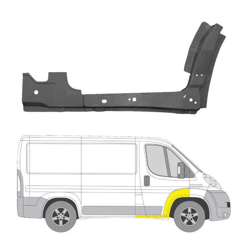 Edullinen Helman korjauspelti oikea=vasen Ford Transit Mk5 Bussi (V184, V185) 2000-2006