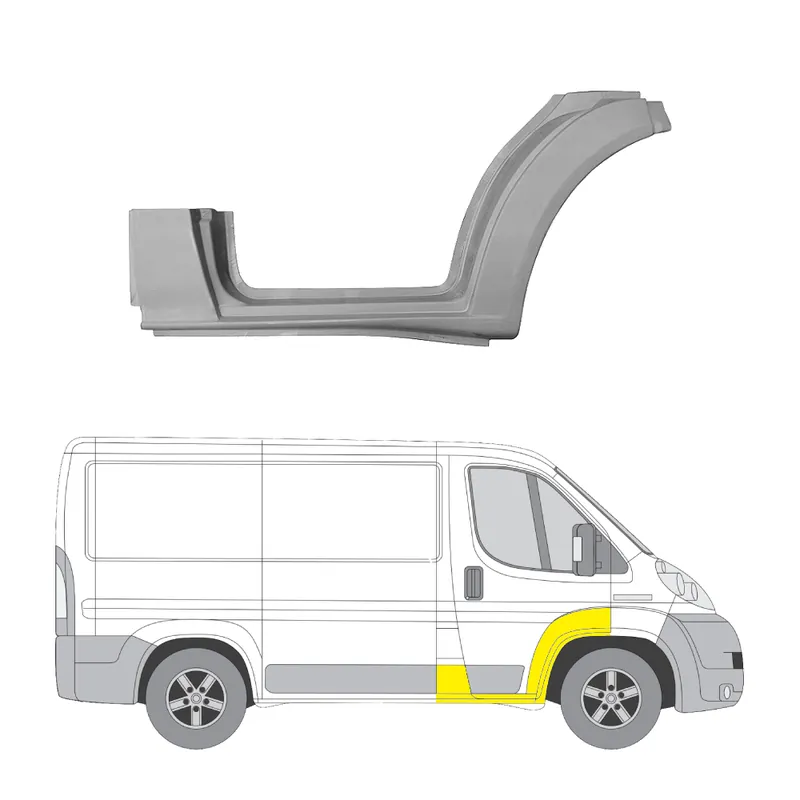 Osta Verkossa Helman korjauspelti oikea=vasen Ford Transit Mk5 Van (V184, V185) 2000-2006