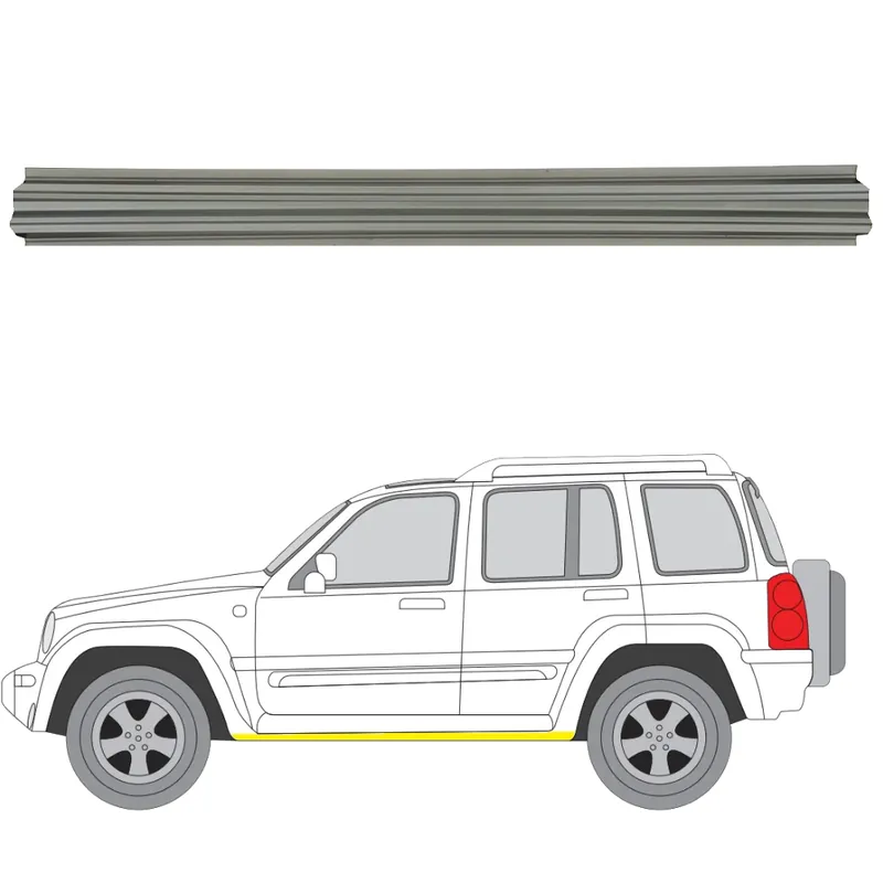 Helman korjauspelti oikea=vasen Jeep Cherokee III (KJ) 2001-2008 Löytö
