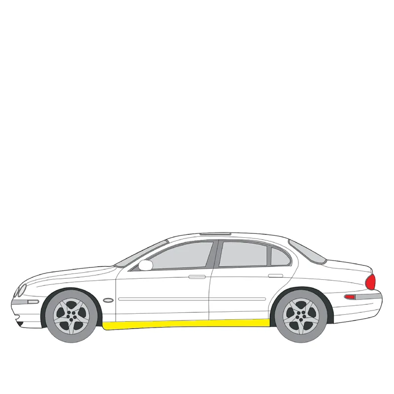 Osta Tänään Helman korjauspelti oikea=vasen Jaguar S-Type (X200) 1999-2008