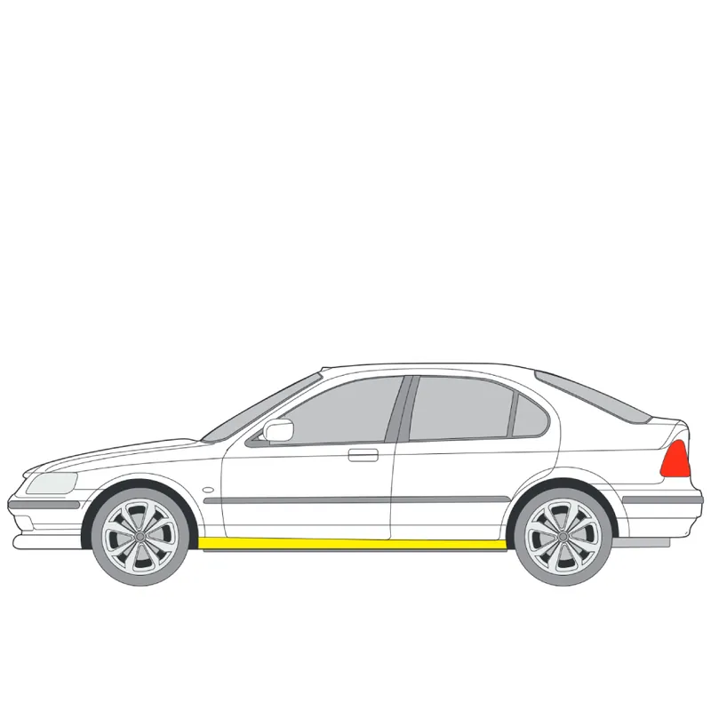 Helman korjauspelti oikea=vasen Honda Civic VI Hatchback (EJ, EK) 1995-2001 Suosittu