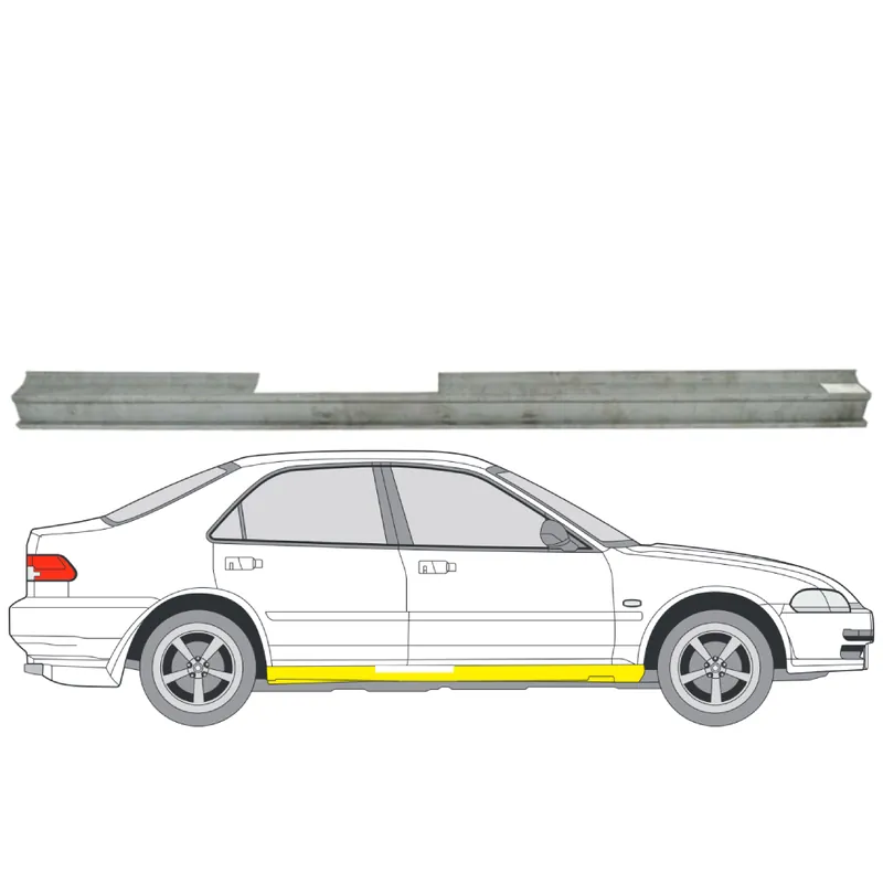 Aito Helman korjauspelti oikea=vasen Honda Civic V Sedan (EG, EH) 1991-1995