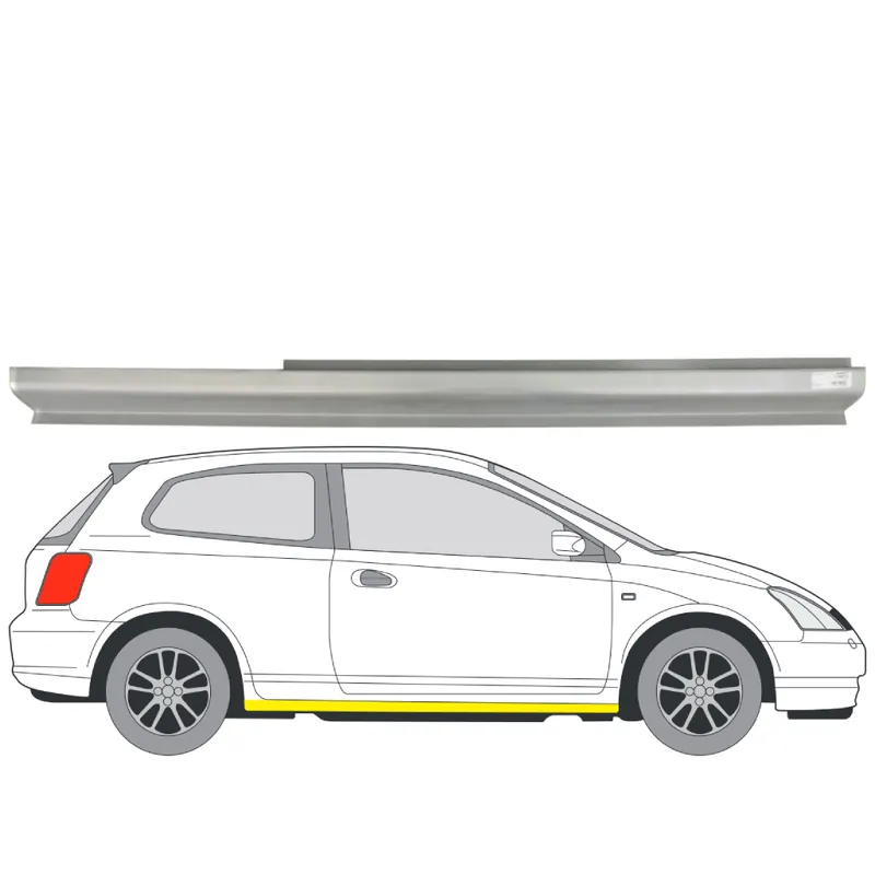 Helman korjauspelti oikea=vasen Honda Civic VII Hatchback (EU, EP, EV) 1999-2006 Poisto
