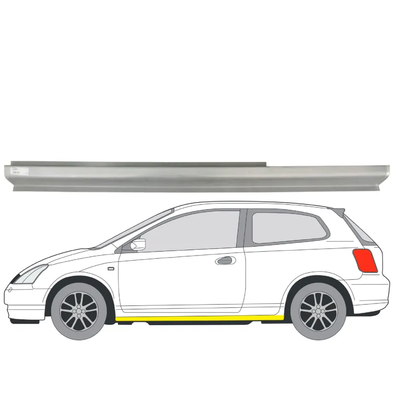 Helman korjauspelti oikea=vasen Honda Civic VII Hatchback (EU, EP, EV) 1999-2006 Edullinen Hinta