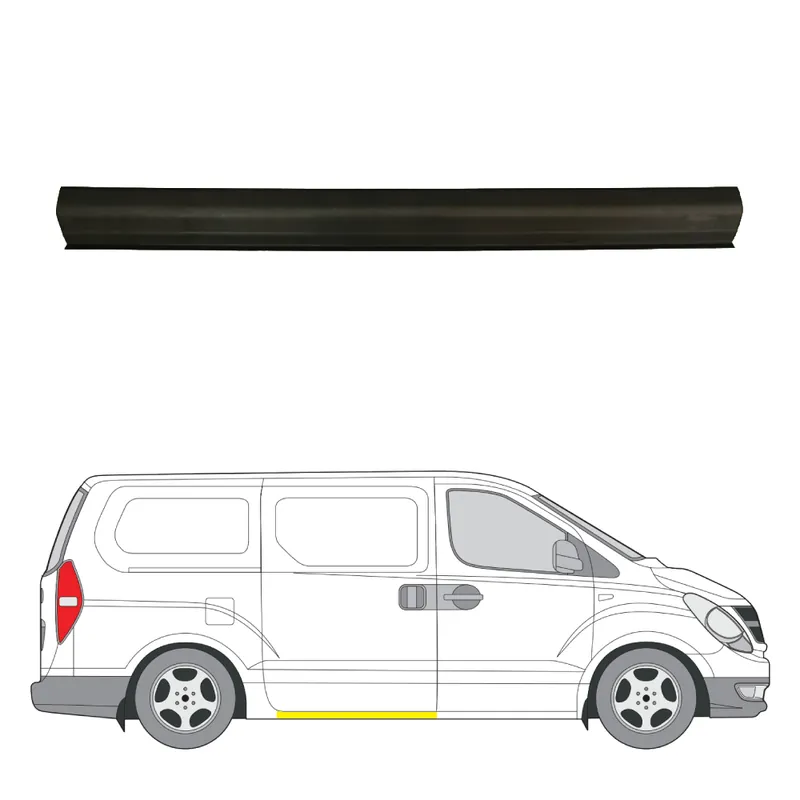 Ilmainen Palautus Helman korjauspelti oikea=vasen Hyundai H-1 / Starex MPV (A1) 1997-2007