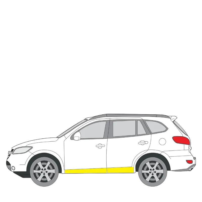 Helman korjauspelti oikea=vasen Hyundai Santa Fe I (SM) 2000-2006 Vain Tänään