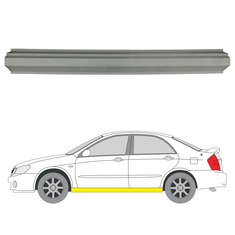Pikatoimitus Helman korjauspelti oikea=vasen Kia Cerato Sedan (LD) 2004-2009