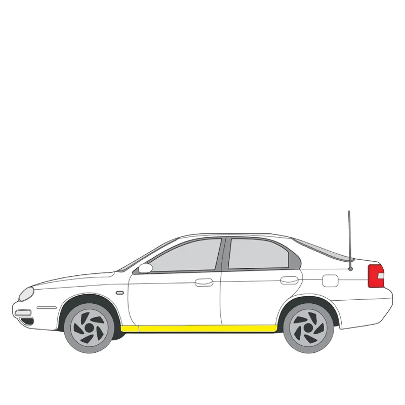 Helman korjauspelti oikea=vasen Kia Shuma II Sedan (FB) 2001-2004 Uusi Malli