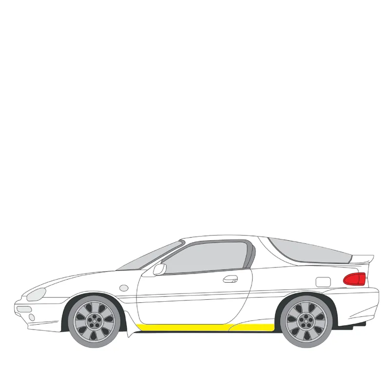 Loppuunmyynti Helman korjauspelti oikea=vasen Mazda MX-3 (EC) 1991-1998