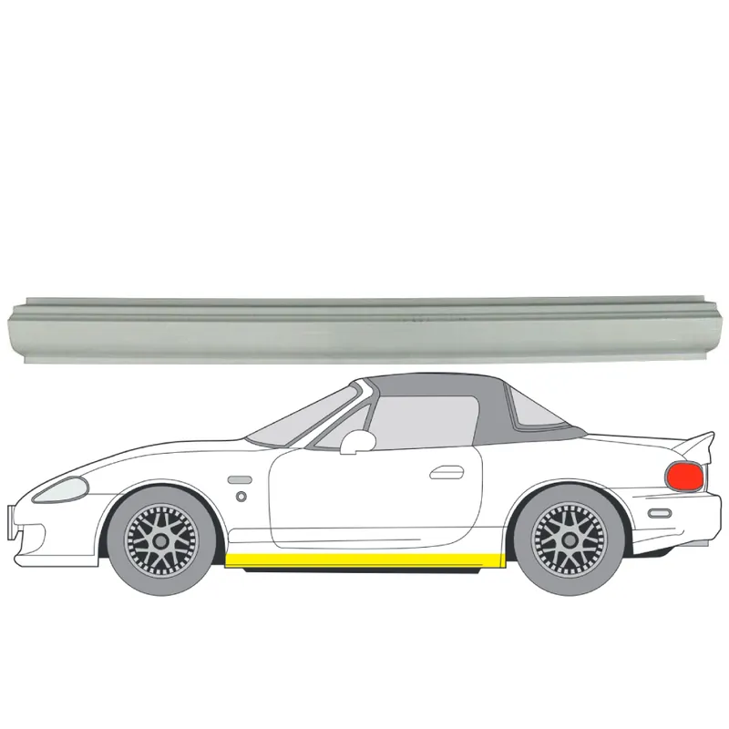 Helman korjauspelti oikea=vasen Mazda MX-5 II (NB) 1998-2005 Alkuperäinen