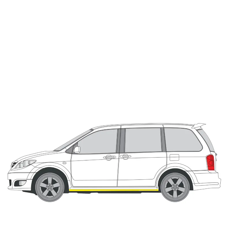 Tilaa Heti Helman korjauspelti oikea=vasen Mazda MPV II (LW) 1999-2006