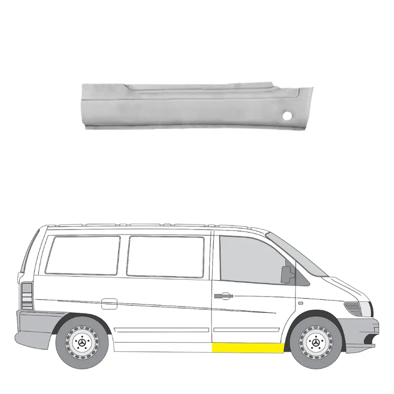 Helman korjauspelti oikea=vasen Mercedes-Benz Vito Van (W638) 1997-2003 Alennettu