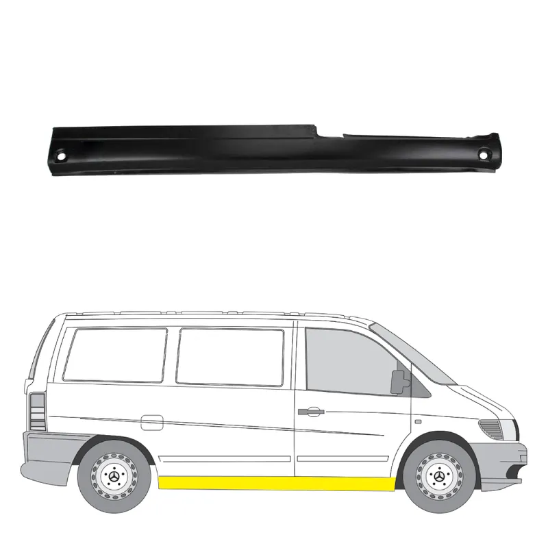 Osta Tänään Helman korjauspelti oikea=vasen Mercedes-Benz Vito Van (W638) 1997-2003