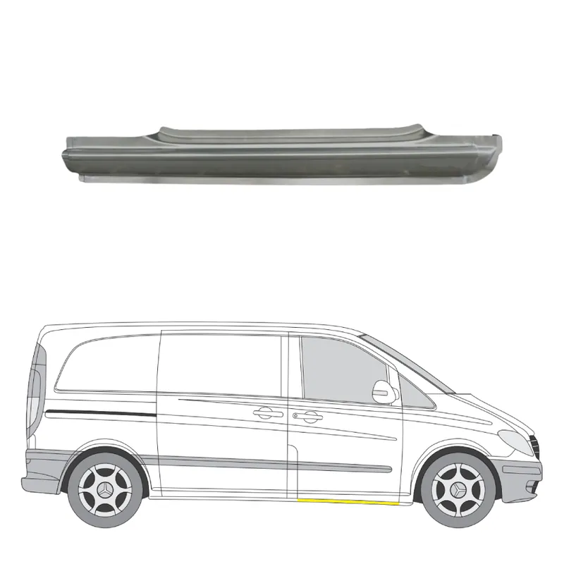 Helman korjauspelti oikea=vasen Mercedes-Benz Viano (W639) 2003- Vain Rajoitetun Ajan
