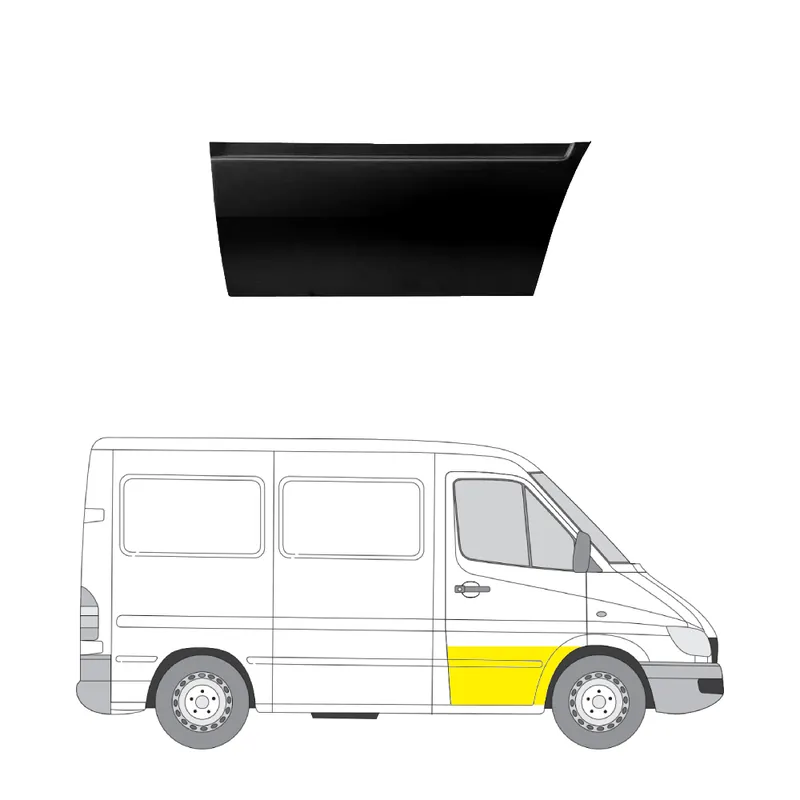 Kuuma Tarjous Helman korjauspelti oikea=vasen Mercedes-Benz Sprinter 3-T Bussi (W903) 1995-2006