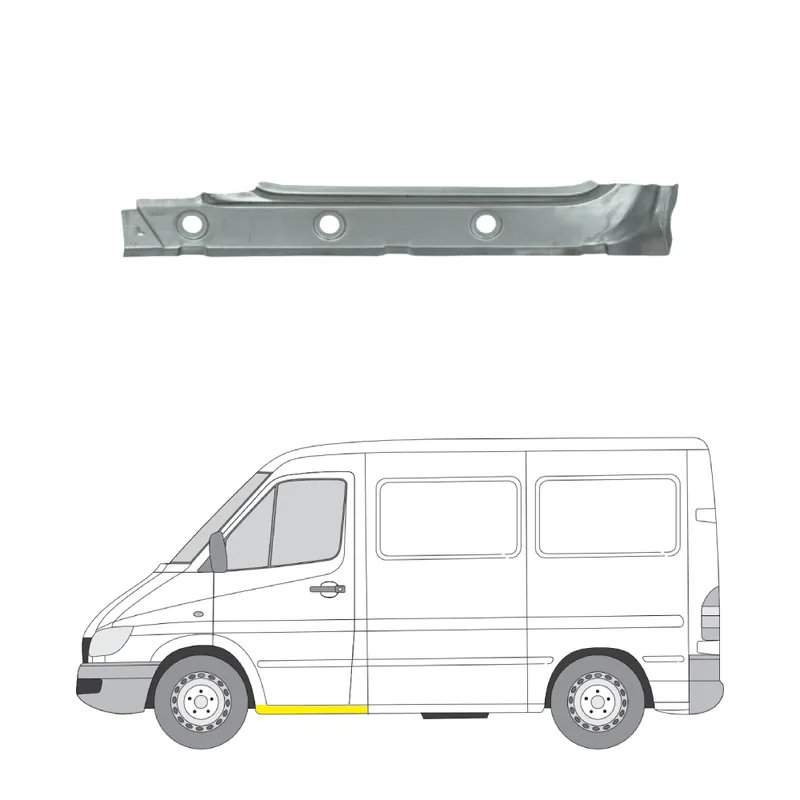 Viikonlopputarjous Helman korjauspelti oikea=vasen Mercedes-Benz Sprinter 2-T Van (W901, W902) 1995-2006