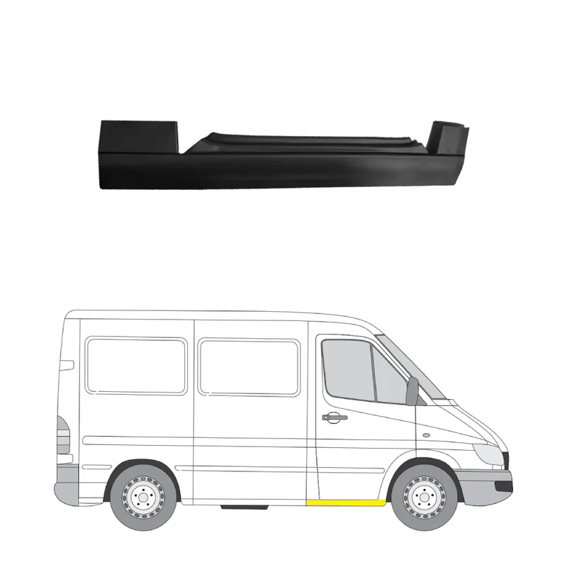Helman korjauspelti oikea=vasen Mercedes-Benz Sprinter 2-T Van (W901, W902) 1995-2006 Heti Saatavilla