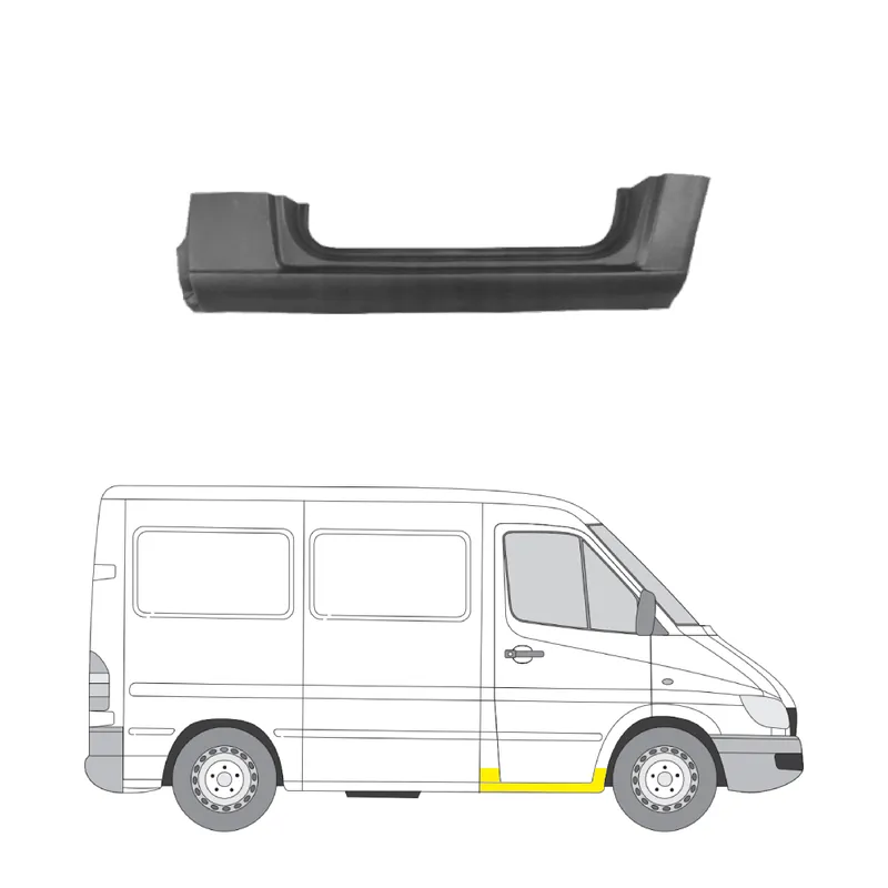 Suoraan Valmistajalta Helman korjauspelti oikea=vasen Mercedes-Benz Sprinter 2-T Van (W901, W902) 1995-2006