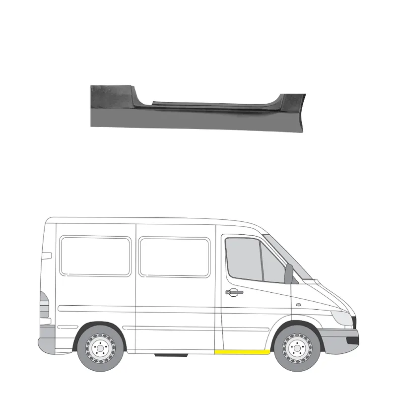 Alennettu Hinta Helman korjauspelti oikea=vasen Mercedes-Benz Sprinter 2-T Van (W901, W902) 1995-2006